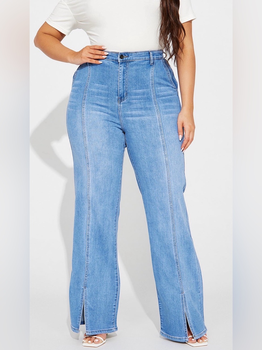 High-Waist high stretch Fashion Nova Light Blue Women’s Jeans